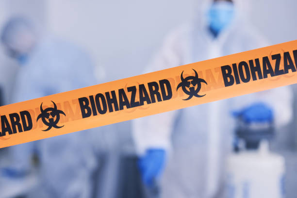 Professional Biohazard Cleanup technician working in Coloma, CA
